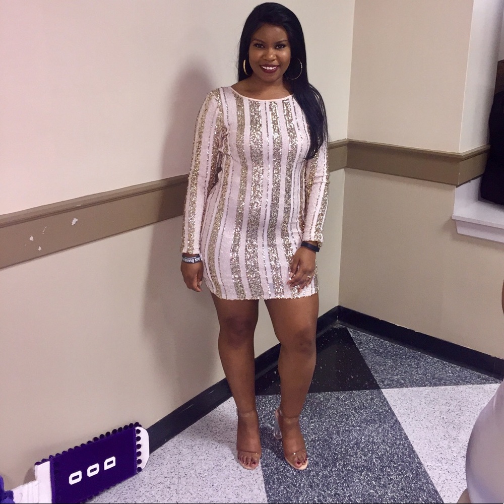 Boohoo Sequin Dress.